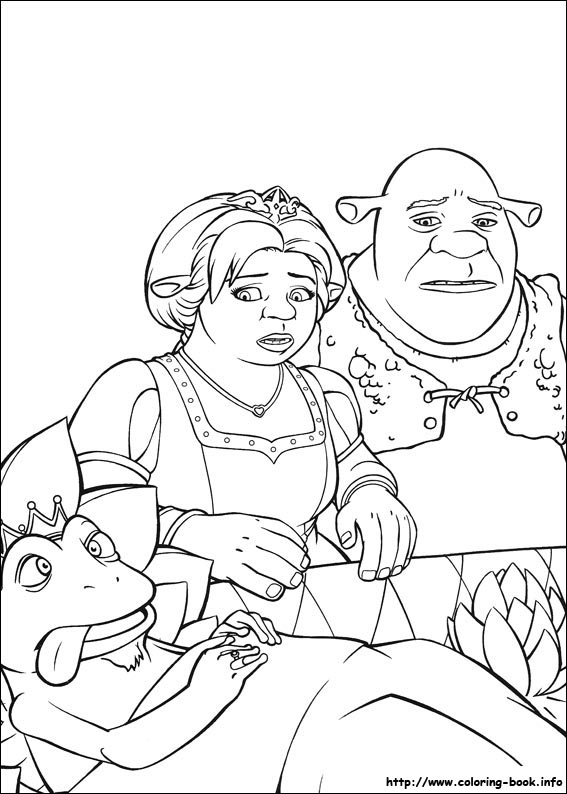 Shrek the Third coloring picture